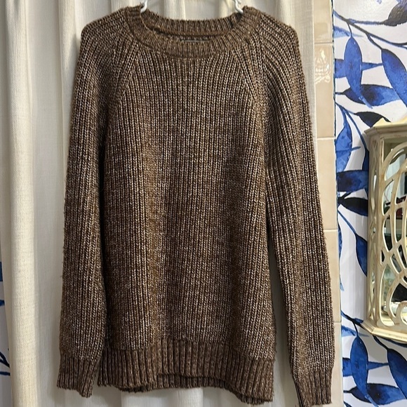 NWOT Men’s Jachs New York Copper Marled Ribbed Crewneck Sweater Size Medium - Picture 2 of 10